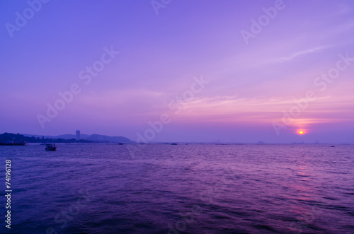 Seascape in Thailand.
