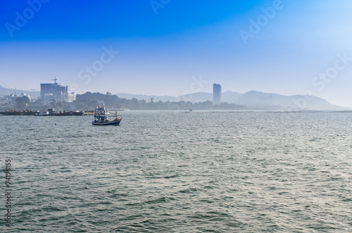 Seascape in Thailand.