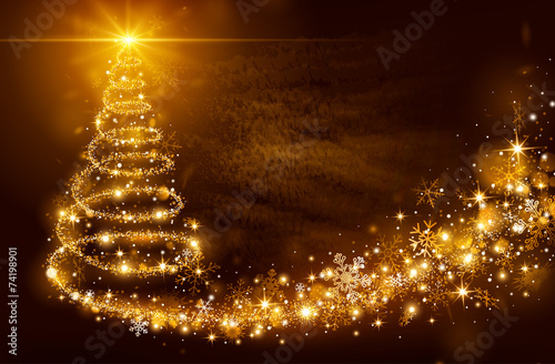 Christmas magic tree