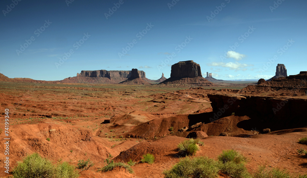 monolithes à monument valley