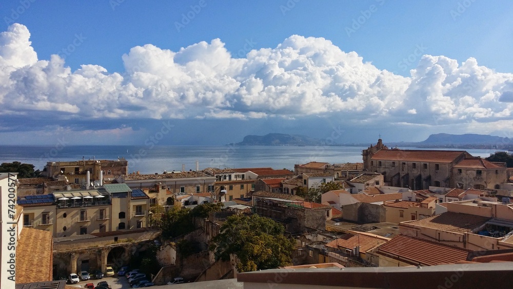 Vista del Golfo di Palermo