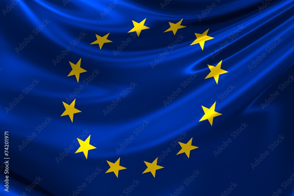 Flag of Europe. Flag of Europe.