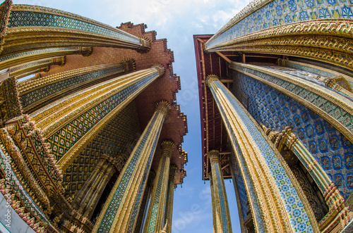 Wat Phra Kaow in Bangkok, Thaialnd.
