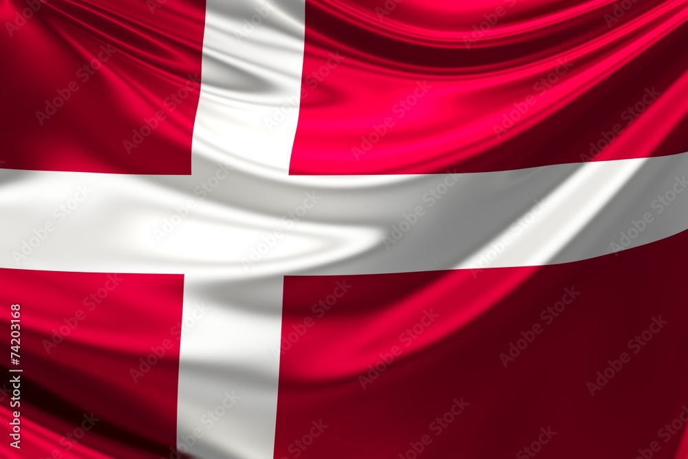 Flag of Denmark. Flag of Denmark.