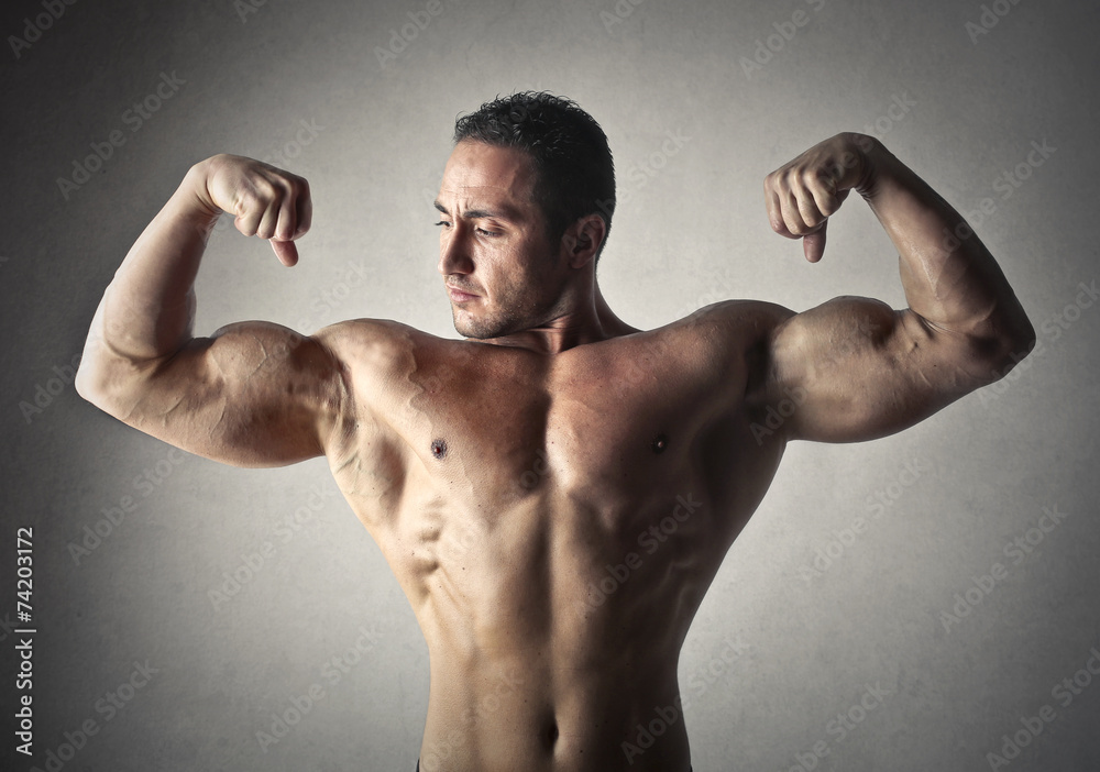 A muscular man