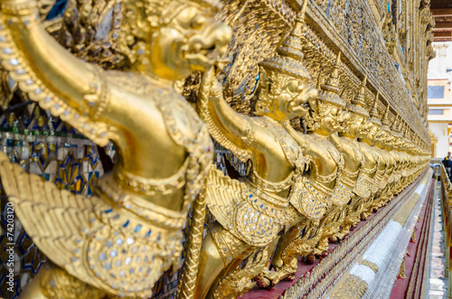 Wat Phra Kaow in Bangkok, Thaialnd.
