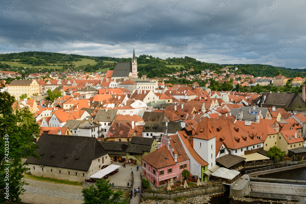 Cesky Krumlov historical center