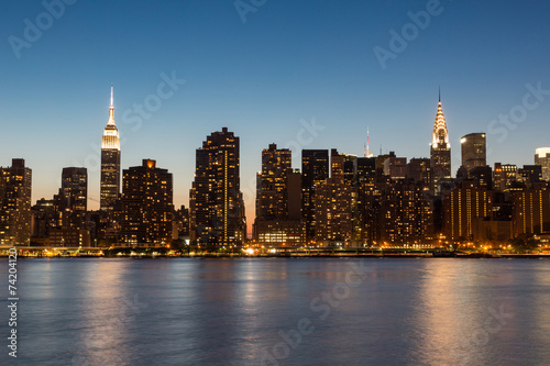New York Midtown Skyline at Dusk © william87