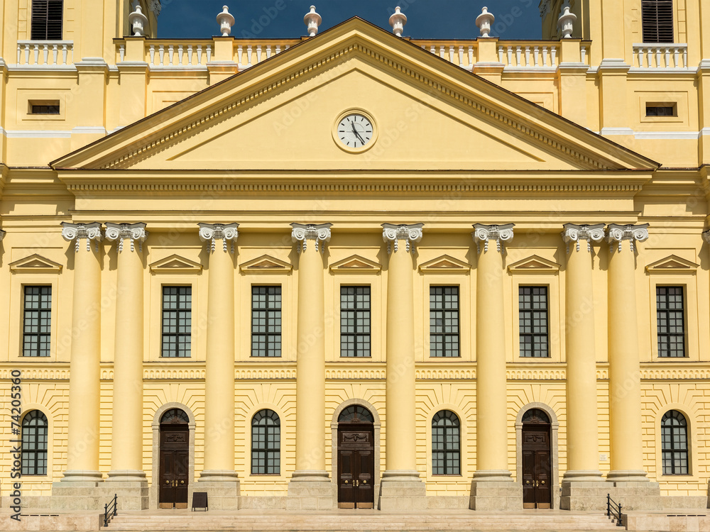 The Reformed Protestant Great Church In Debrecen, Hungary