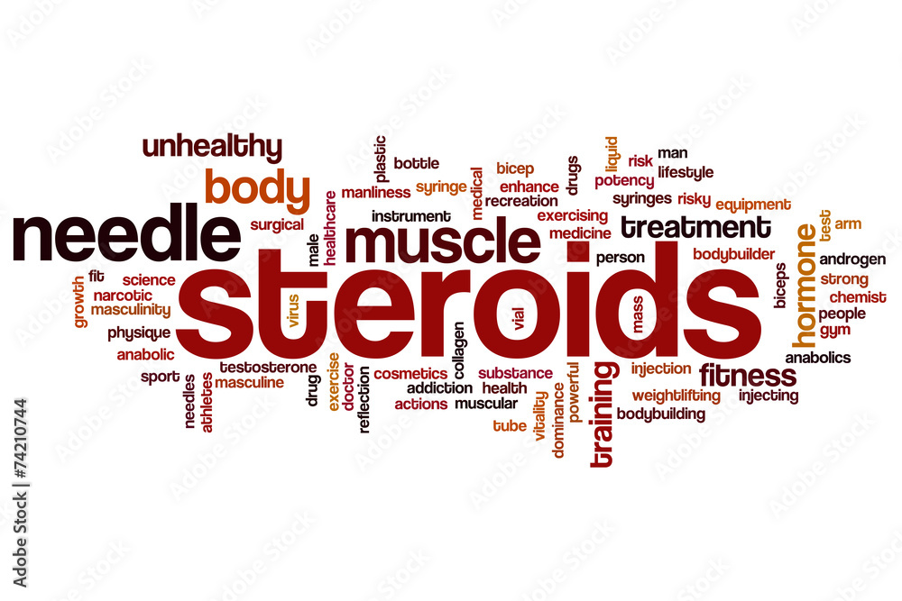 Steroids word cloud