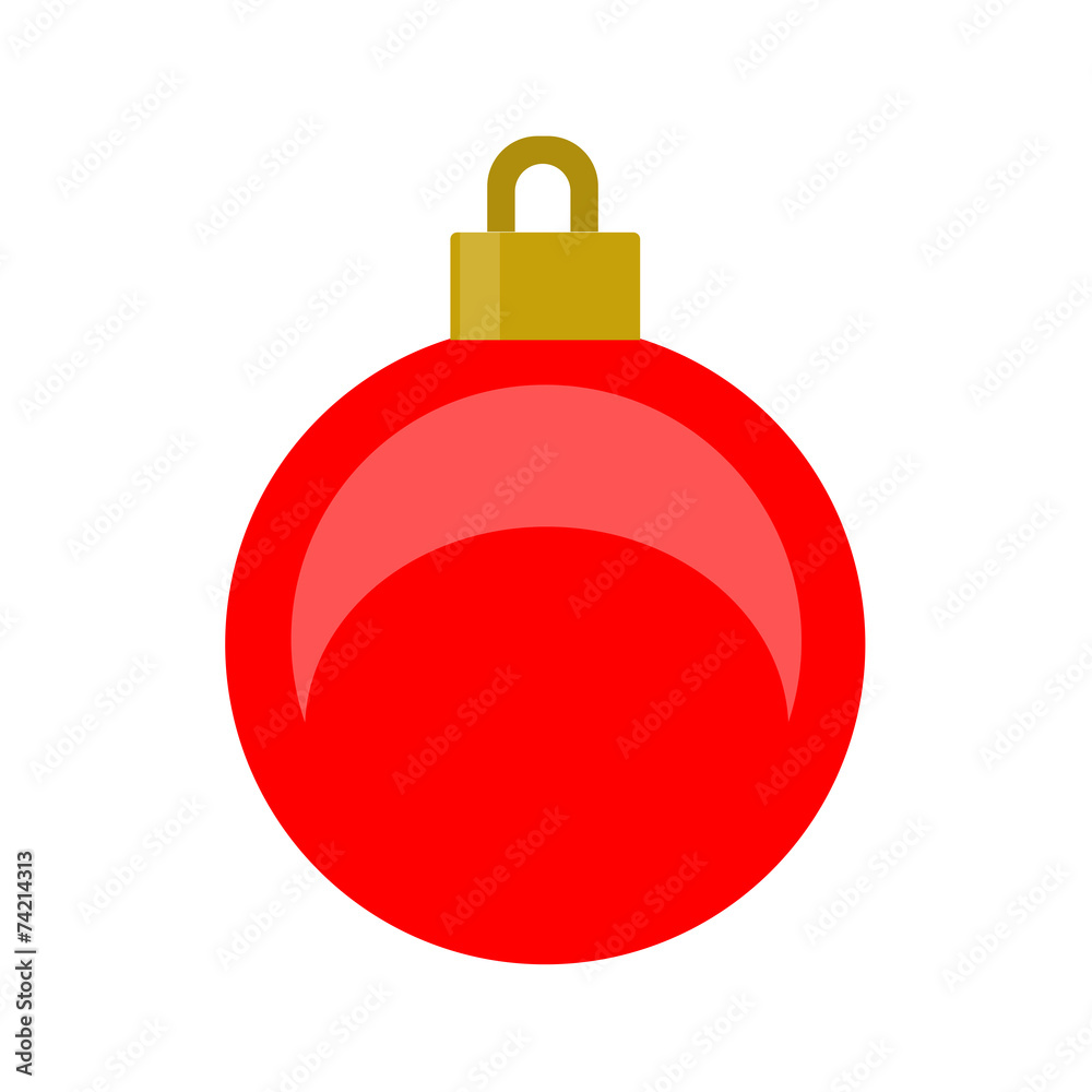 Christmas red ornament Christmas red ornament