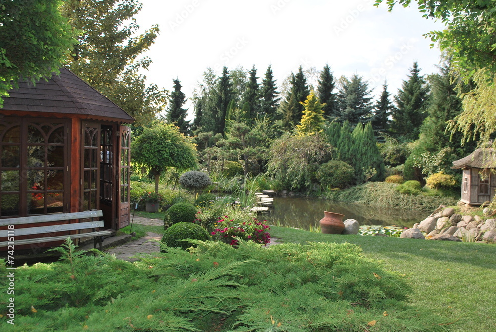 Fototapeta premium letni ogród