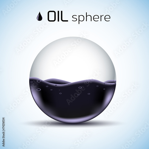 glasses world oil stock background concept. vector illustration