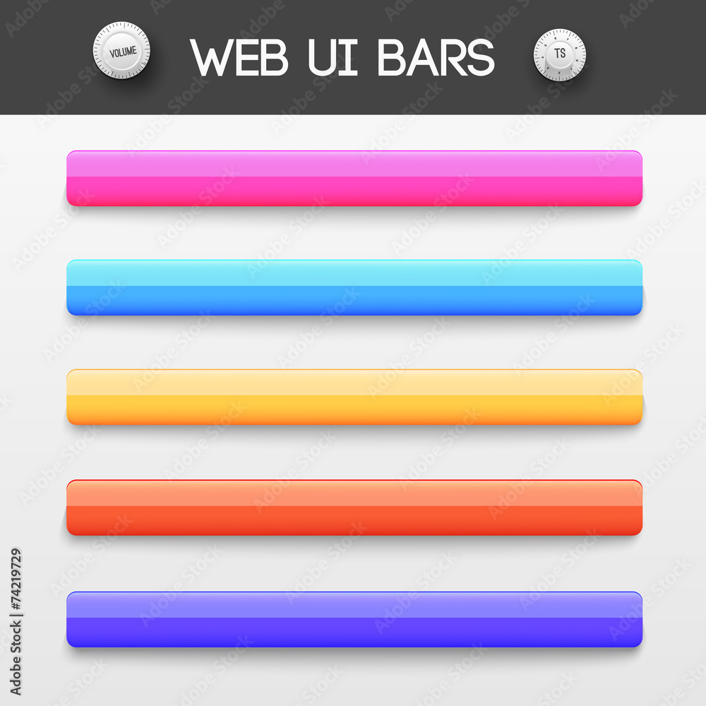 web interface ui elements. Vector illustration web interface ui elements. Vector illustration
