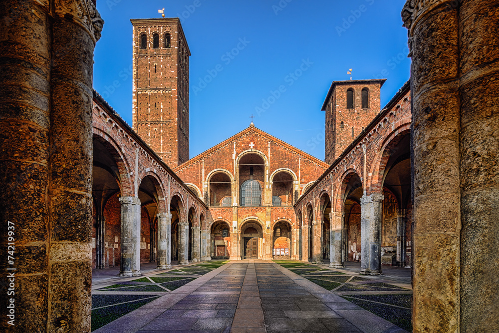 Obraz premium Kościół S.Ambrogio, Mediolan