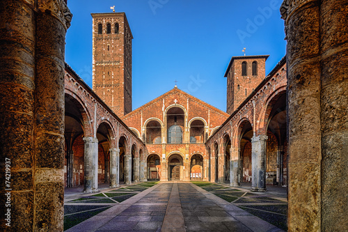 S.Ambrogio church,Milan photo