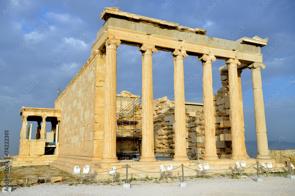 Erechtheion temple Acropolis in Athens