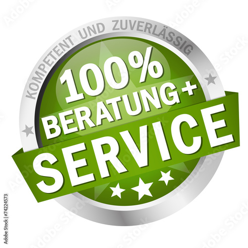 Button - 100% BERATUNG + SERVICE