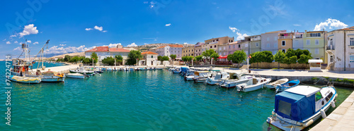 Pictoresque fishermen village of Pag panorama