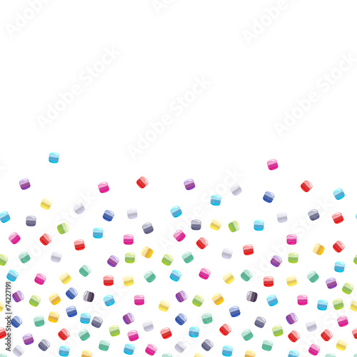 Seed bead seamless horizontal background.