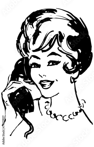Woman On The Phone