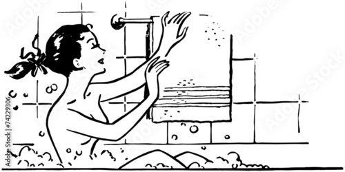 Woman Bathing