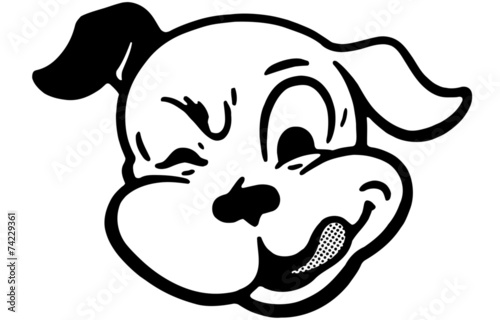 Winking Dog