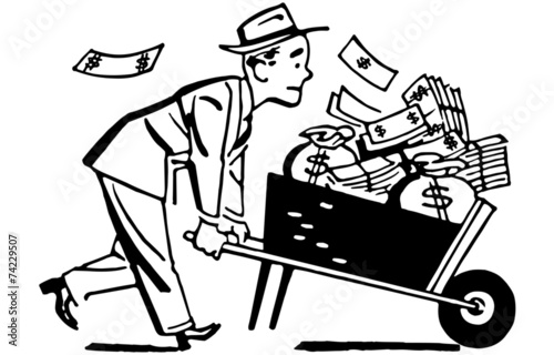 Wheelbarrow Of Cash