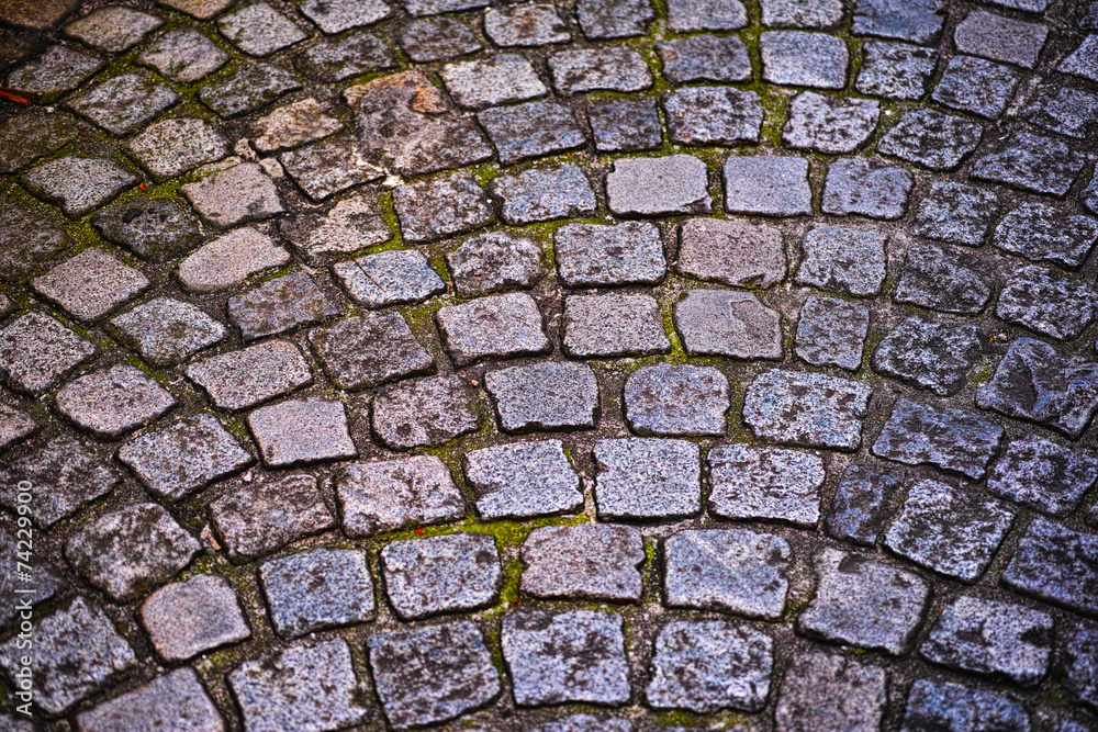 Obraz premium 神楽坂の石畳