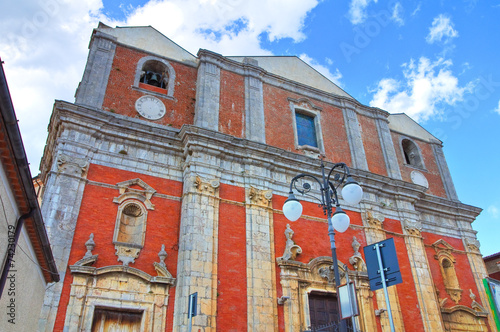Mother Church of Assunta. Moliterno. Basilicata. Italy.