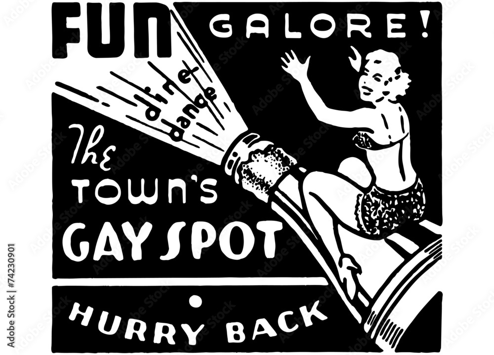 Fototapeta premium The Town's Gay Spot