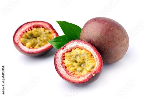 Passion exotic fruits.