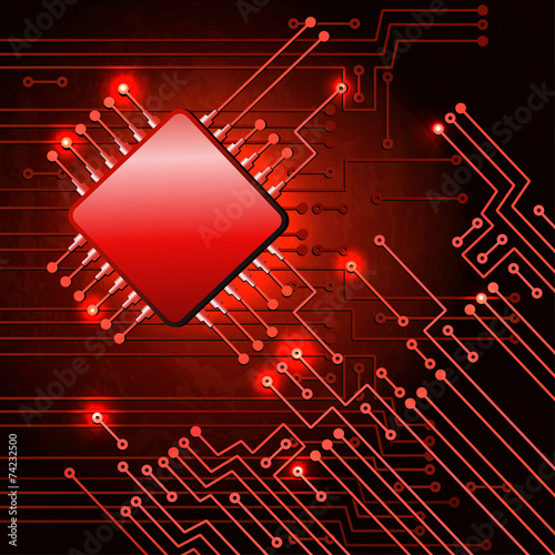 Drawing modern electronic circuit