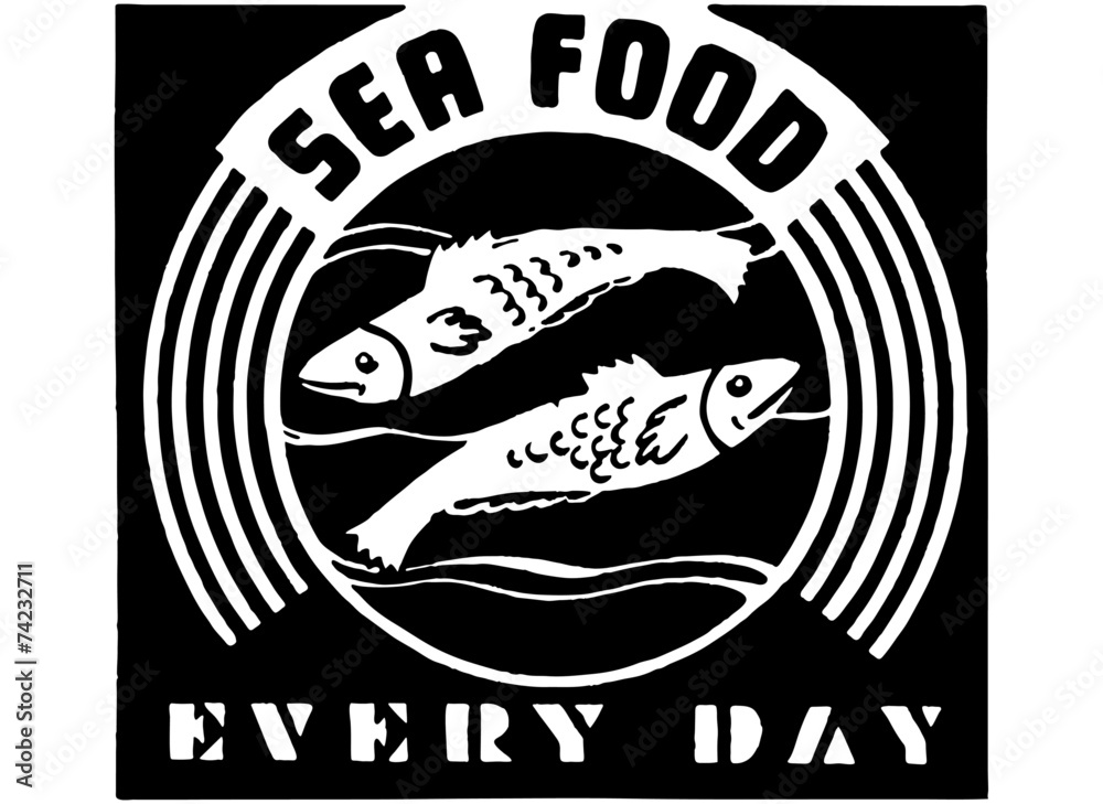 Obraz premium Seafood Every Day