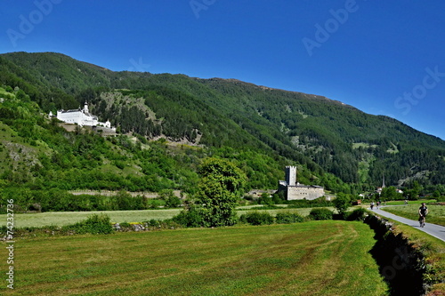 Italian Alps-castle Principe and Marienberg monastery