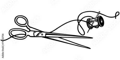 Scissors And Thread