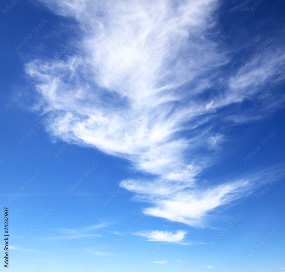 Obraz premium Sky with white clouds