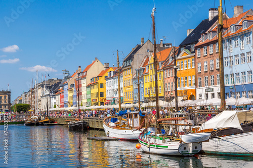 Canvas Print Copenhagen, Nyhavn