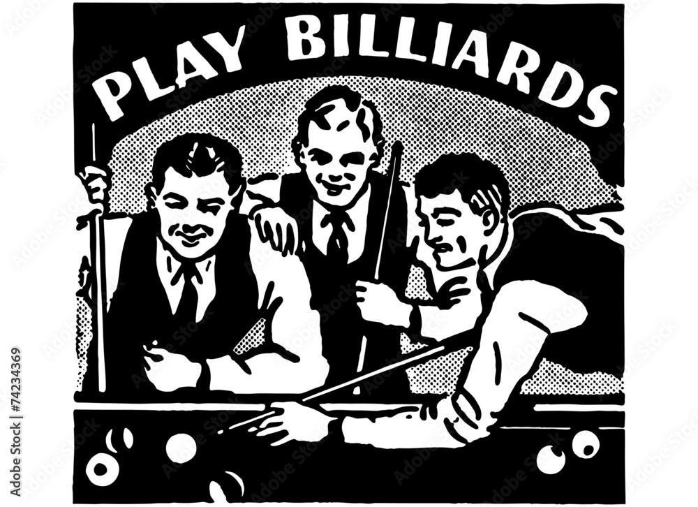 Fototapeta Play Billiards