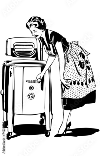 Mom Does The Washing