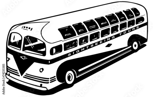 Modern Tour Bus