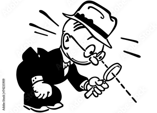 Man With Magnifying Glass