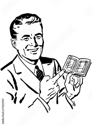 Man With Deposit Book