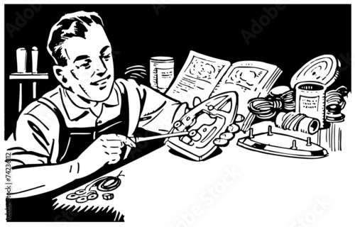 Man Repairing Appliances