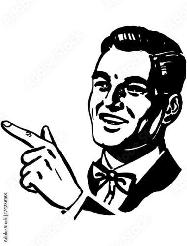Man Pointing