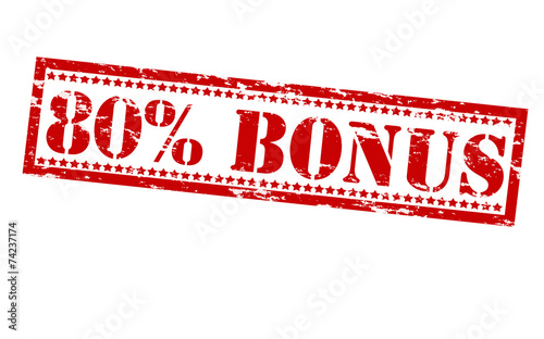 Eighty percent bonus