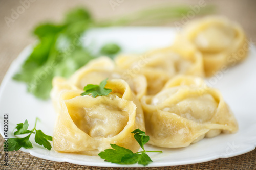 boiled manti