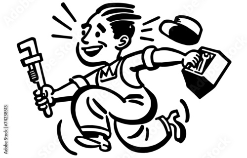 Happy Plumber