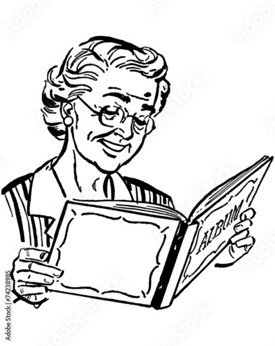 Grandma With Photo Album