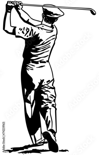 Golfer Teeing Off 2